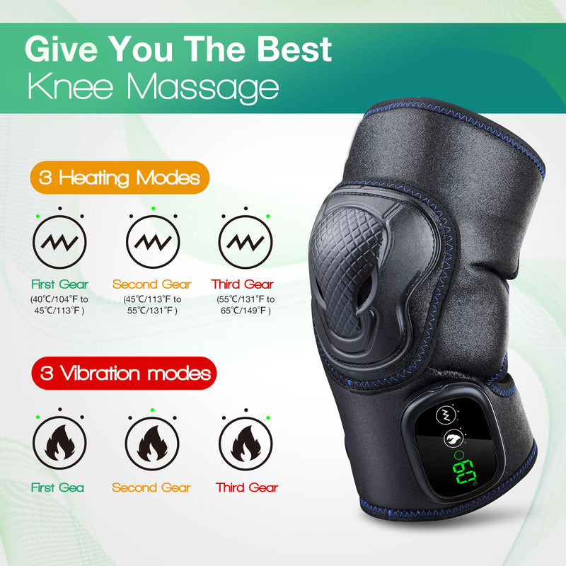 Electric Knee Massage Heating Vibration Therapy Brace Cross-border Specialty